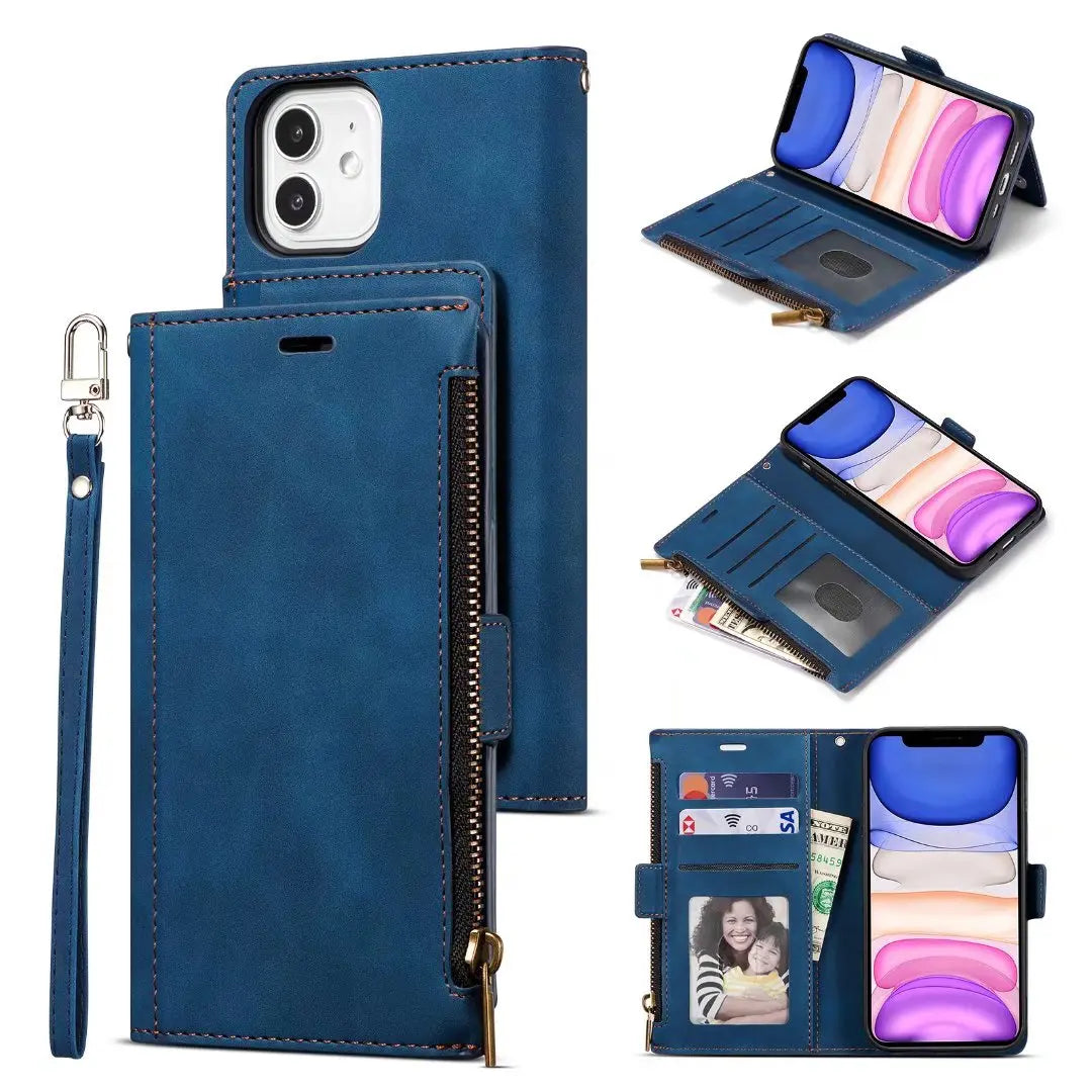 Zipper Flip Leather Wallet Case for iPhone - Premium Mobile Phone Cases from Dressmycell.com - Just $22! Shop now at Dressmycell.com Zipper Flip Leather Wallet Case for iPhone - Premium Mobile Phone Cases from Dressmycell.com - Just $22! Shop now at Dressmycell.com